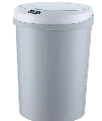 Smart Touchless Trash Can with Motion Sensor – Automatic Garbage Can with Lid, Hands-Free Kitchen Trash Bin, Odor-Control Waste Basket for Bathroom, Bedroom, Office, Laundry Room & Home, Modern Home Organization