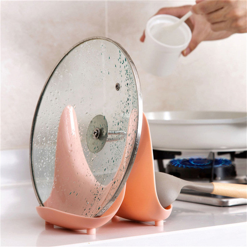 Multifunctional Kitchen Storage Rack for Utensils & Pot Lids – Countertop Kitchen Organizer, Lid Holder, Cutting Board Stand, Spoon Rest, Kitchen Utensil Organizer, Space-Saving Kitchen Storage Rack, Home Kitchen Organization