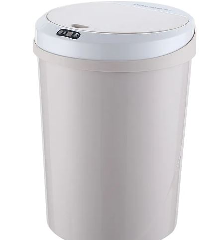 Smart Touchless Trash Can with Motion Sensor – Automatic Garbage Can with Lid, Hands-Free Kitchen Trash Bin, Odor-Control Waste Basket for Bathroom, Bedroom, Office, Laundry Room & Home, Modern Home Organization